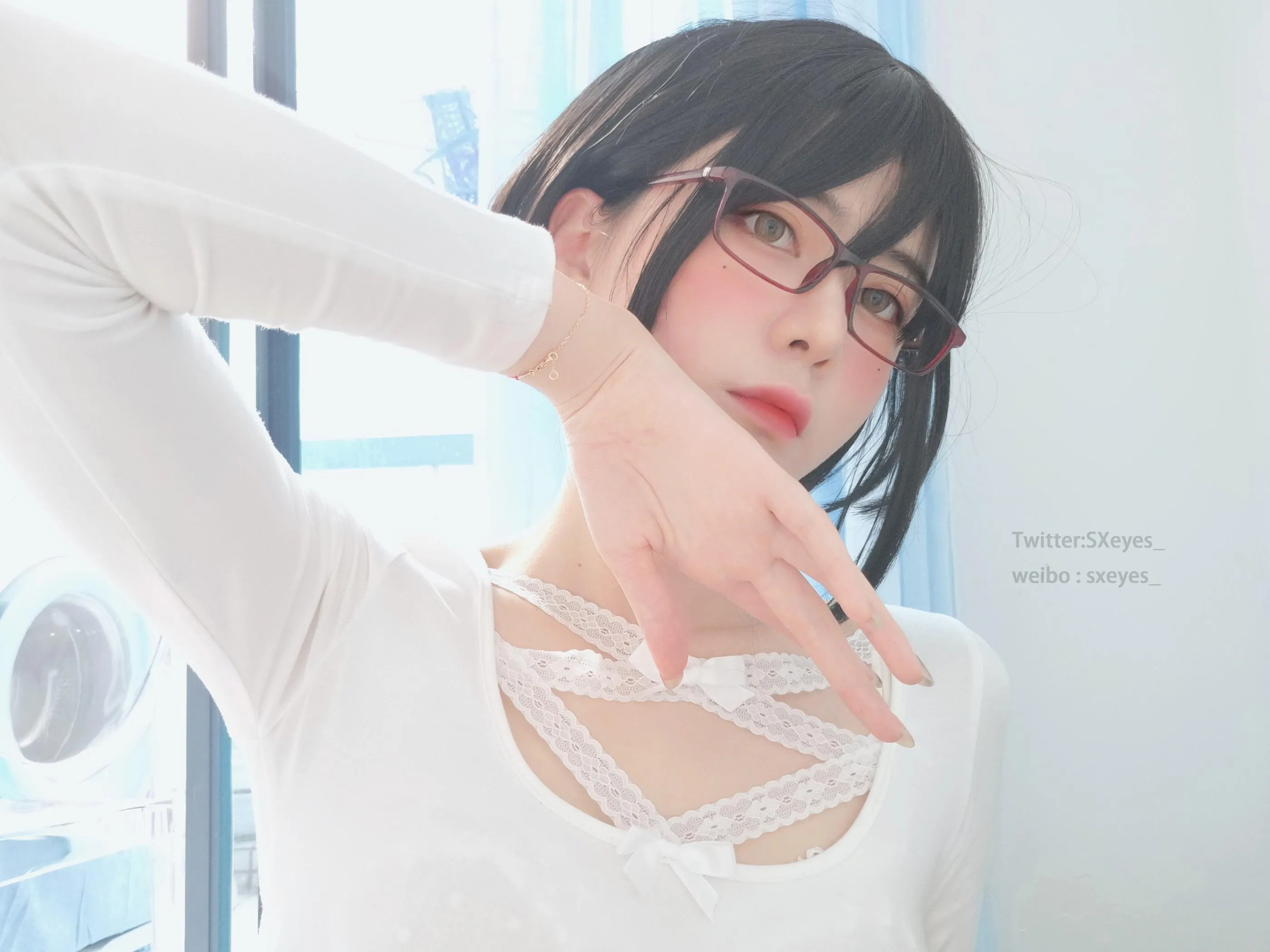 眼酱大魔王w – NO.022 白蕾丝姐姐 [27P]插图2